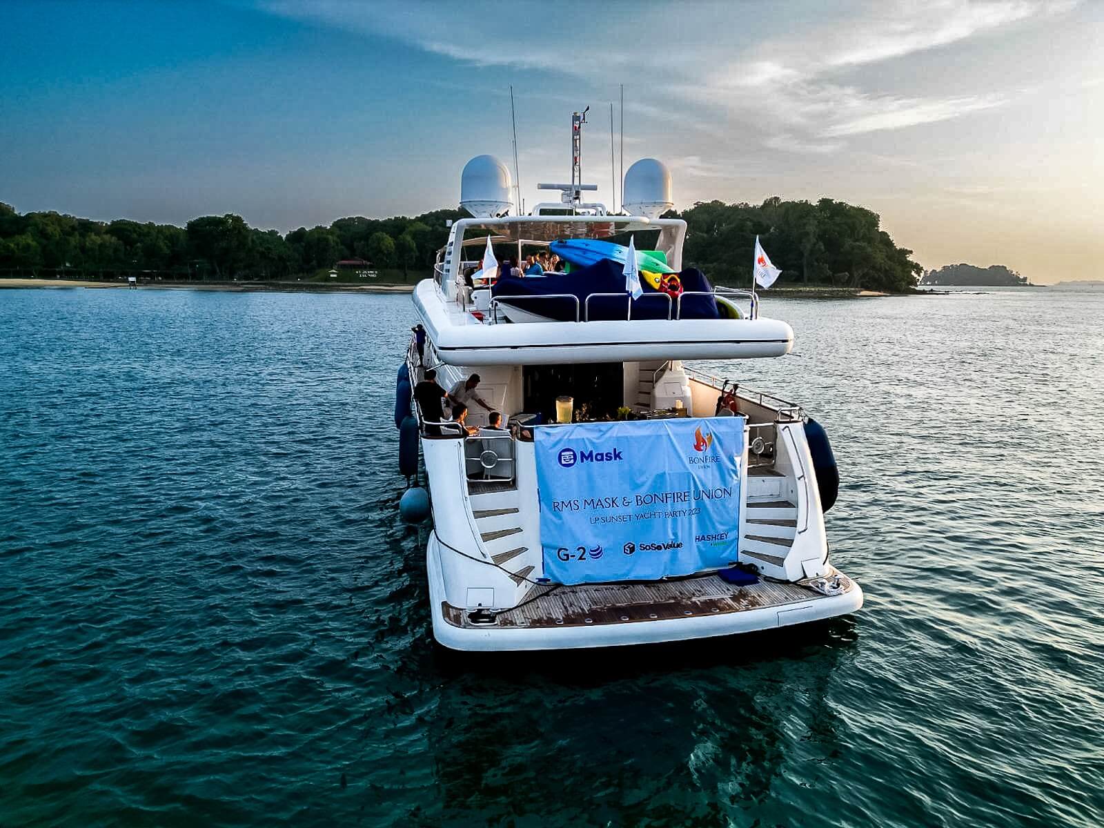 Corporate yacht event singapore